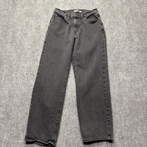 Levis Jeans Womens 28x31 Black '94 Baggy Mid Rise Wide Leg